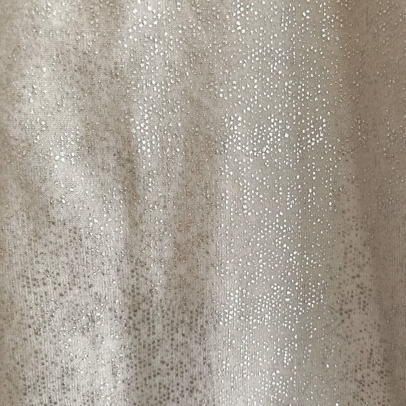 J. Crew | Silver Metallic Strappy Extra Long Strappy Tank Top - Picture 2 of 6